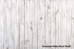 Reclaimed White Wood Planks